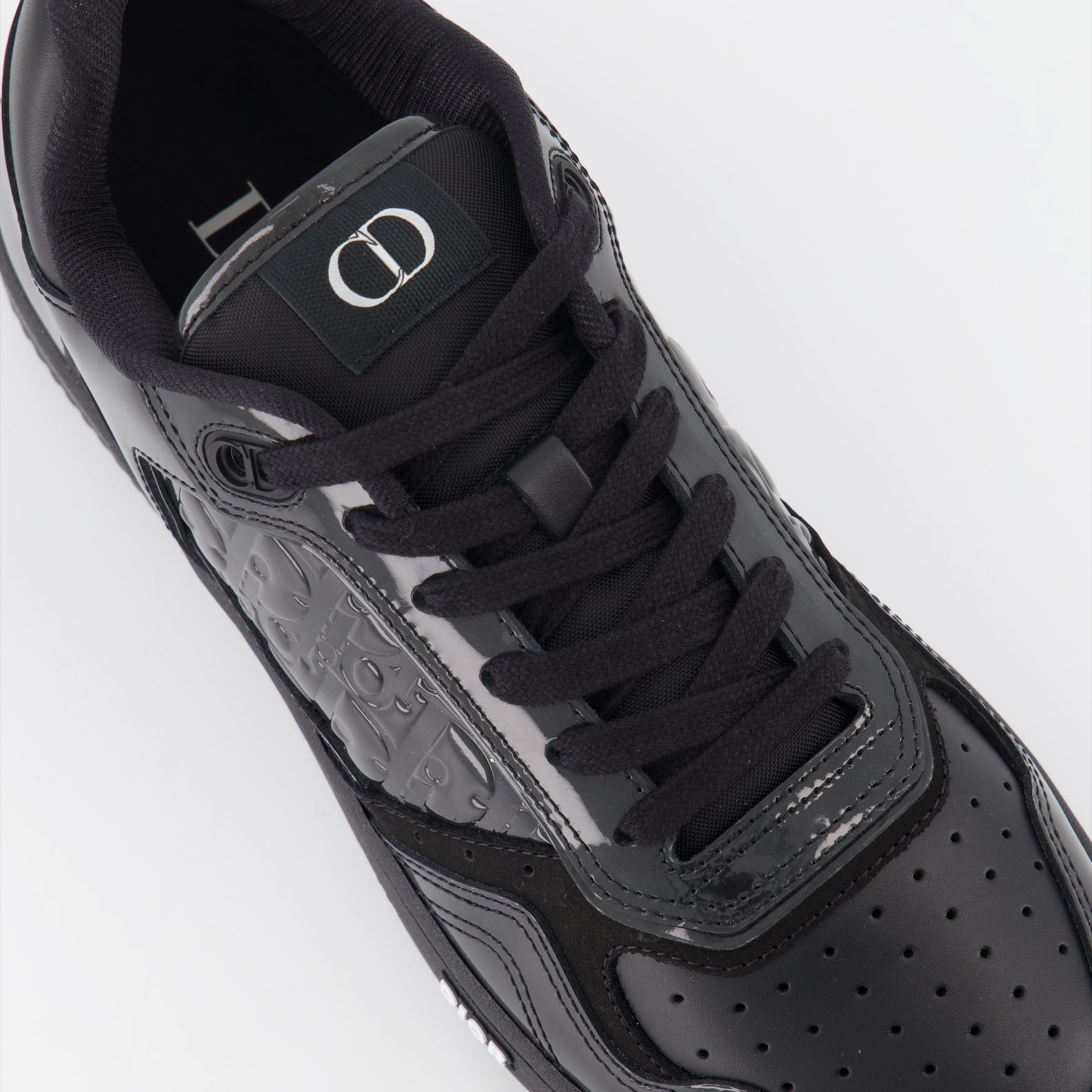 Dior sneakers, patent leather sneakers, men's luxury shoes, high-end footwear, designer sneakers