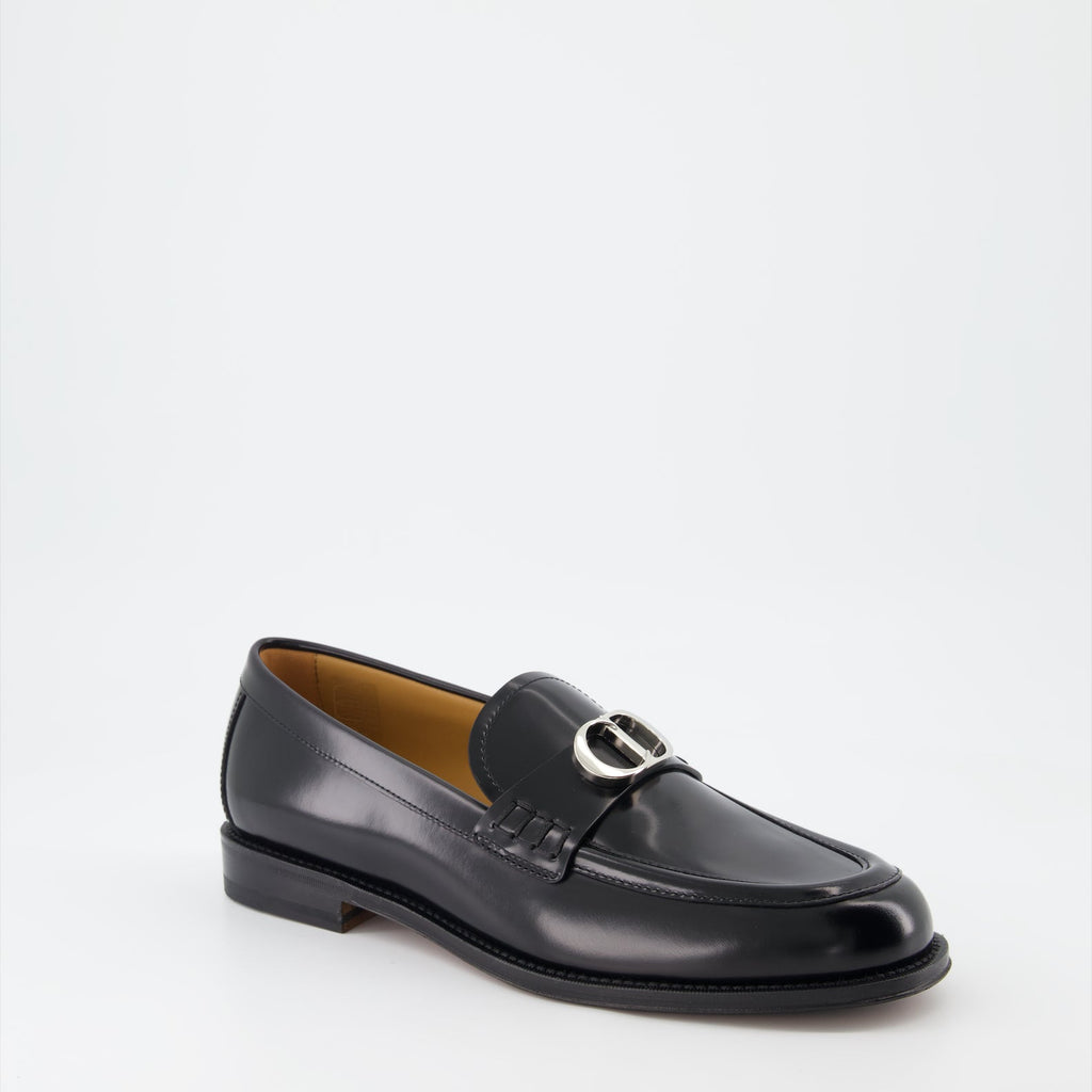 Dior mens shoes, luxury moccasins, black moccasins Dior, sophisticated footwear, high-end men's fashion