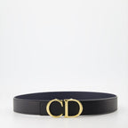 Dior belt, reversible belt, luxury accessories, gold buckle belt, designer belt
