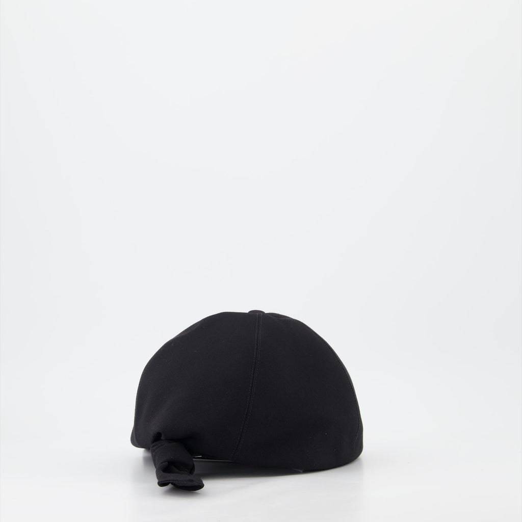 Dior men's cap, luxury wool cap, elegant bow cap, designer headwear, men's fashion accessories