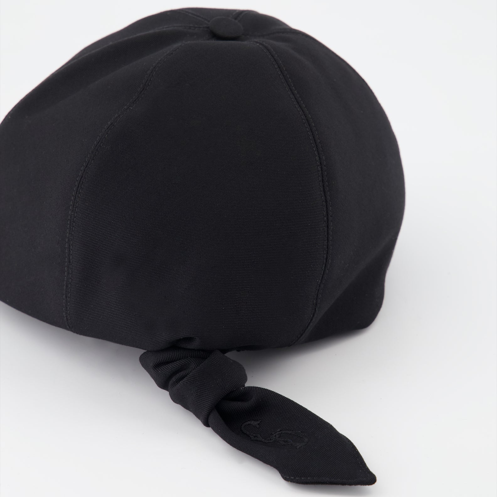 Dior men's cap, luxury wool cap, elegant bow cap, designer headwear, men's fashion accessories