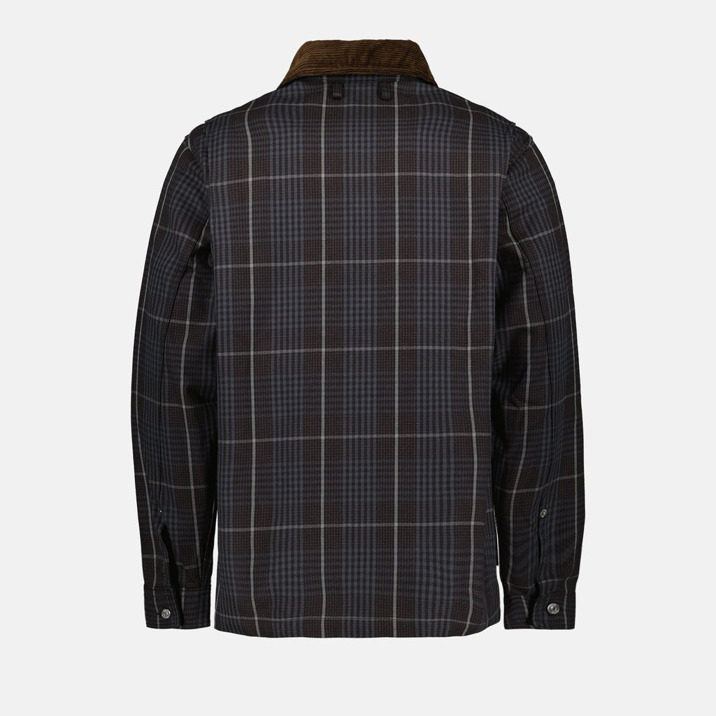 남성을 위한 디올 체크 자켓 이미지 - 2023년 가을-겨울 시즌 - 뒷면 보기