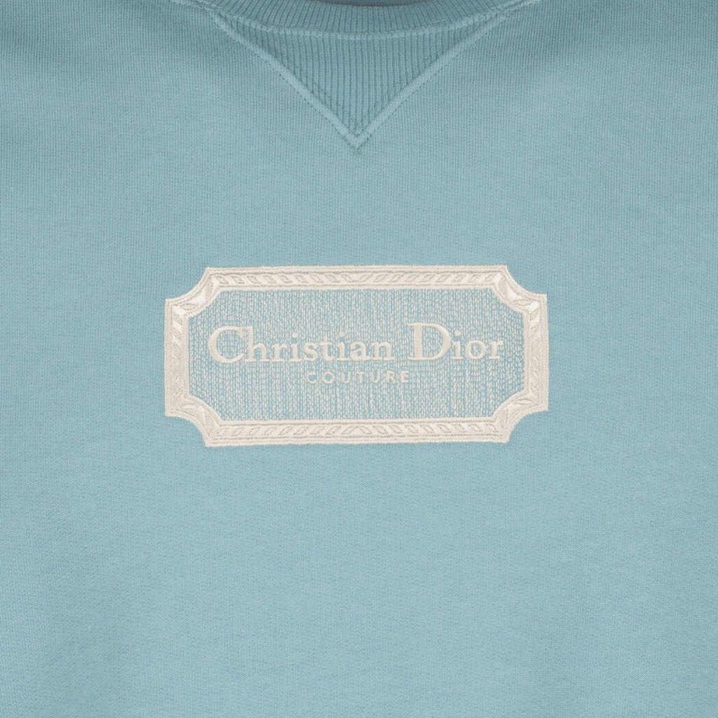 Dior sweatshirt, Couture sweatshirt, luxury menswear, blue sweatshirt, Dior menswear