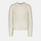 ribbed pullover, zip-up sweater, Dior knitwear, luxury fashion, high-end apparel