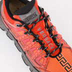 Versace sneakers, men's luxury footwear, Trigreca sneakers, red-black sneakers, high-end fashion shoes