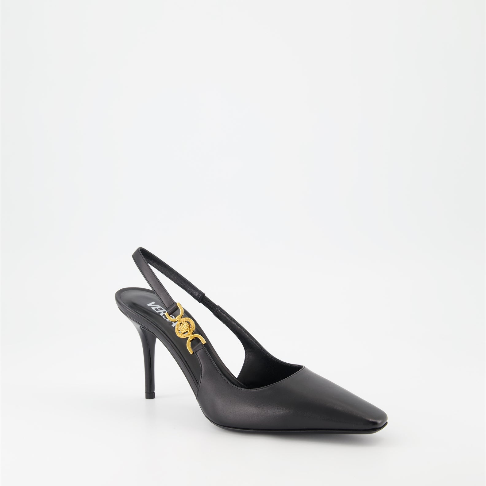 Versace, Medusa Pumps, Women's Luxury Shoes, Leather Heels, Designer Footwear