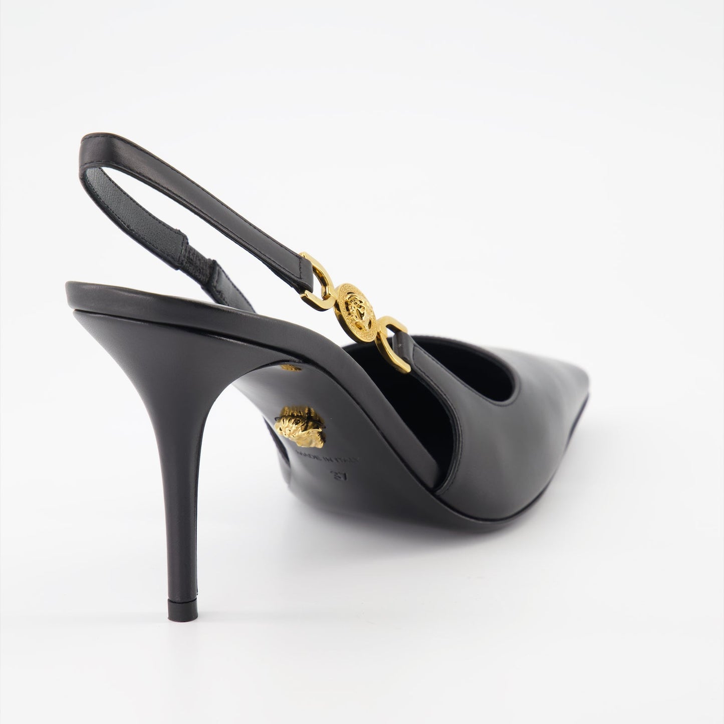 Versace, Medusa Pumps, Women's Luxury Shoes, Leather Heels, Designer Footwear