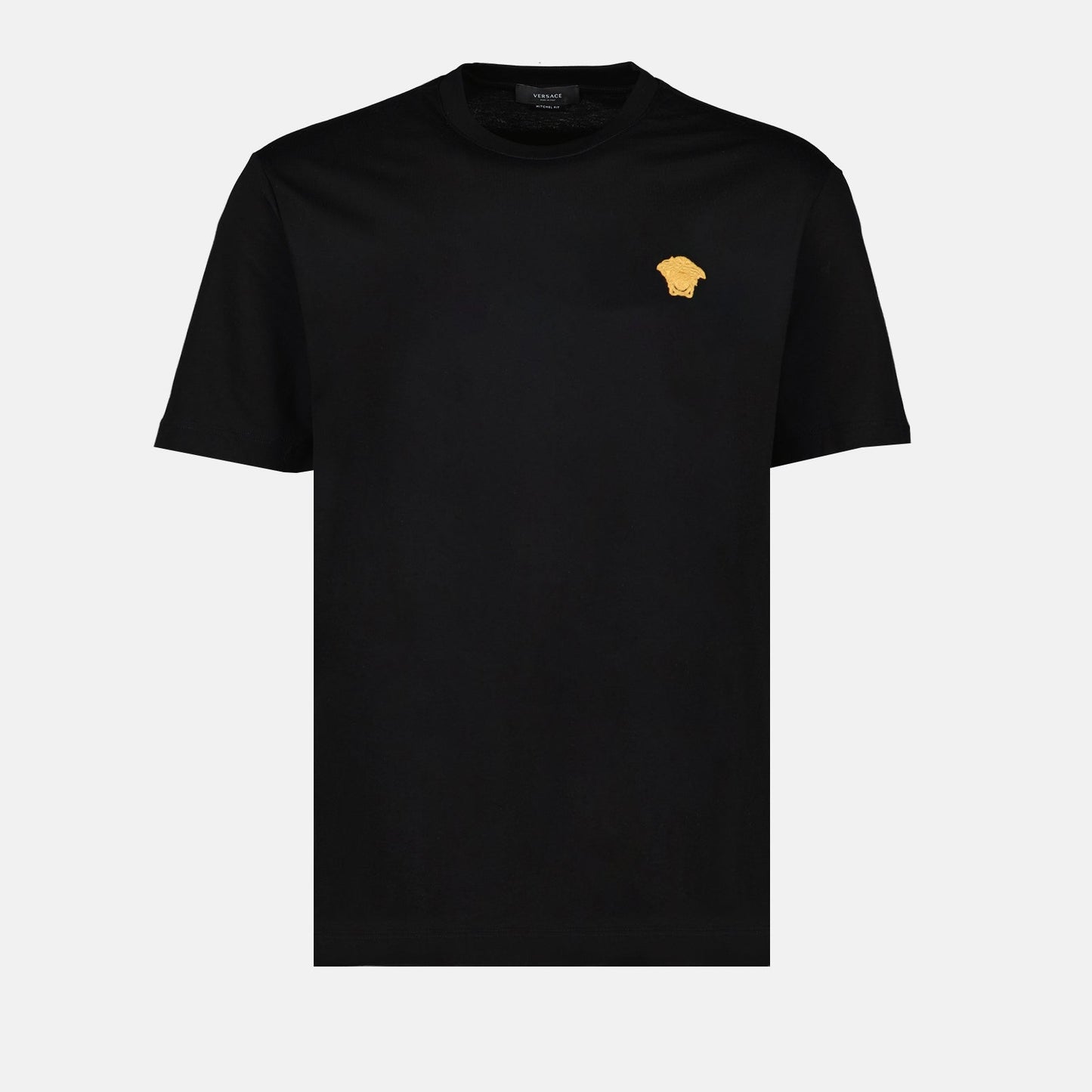 Versace Medusa T-shirt, luxury black T-shirt, designer T-shirt, premium men's wear, iconic Versace apparel