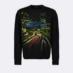 Versace sweater, men's luxury fashion, City Lights design, urban style, high-end clothing
