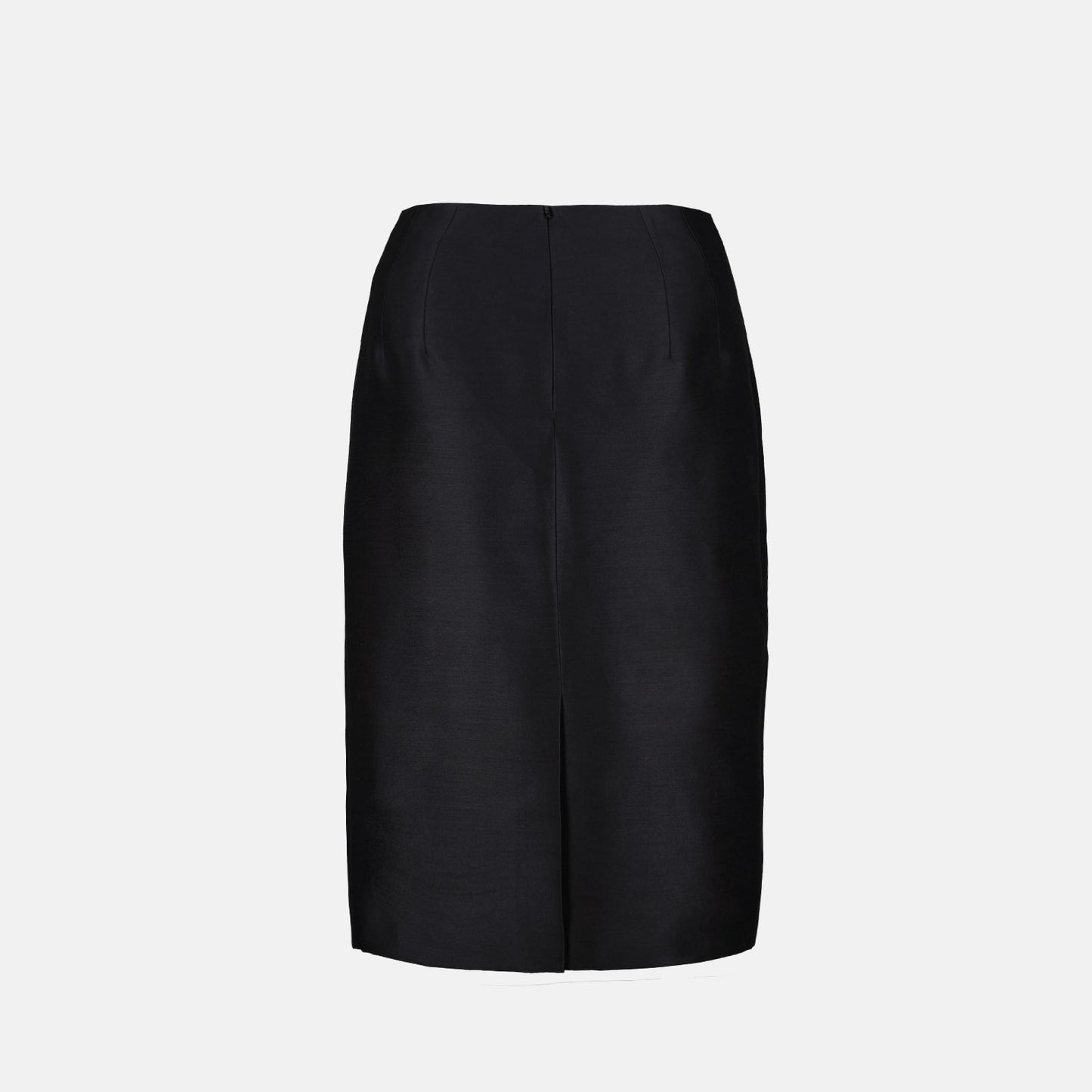 luxury fashion, Versace pencil skirt, wool skirt, high-waisted skirt, elegant office wear