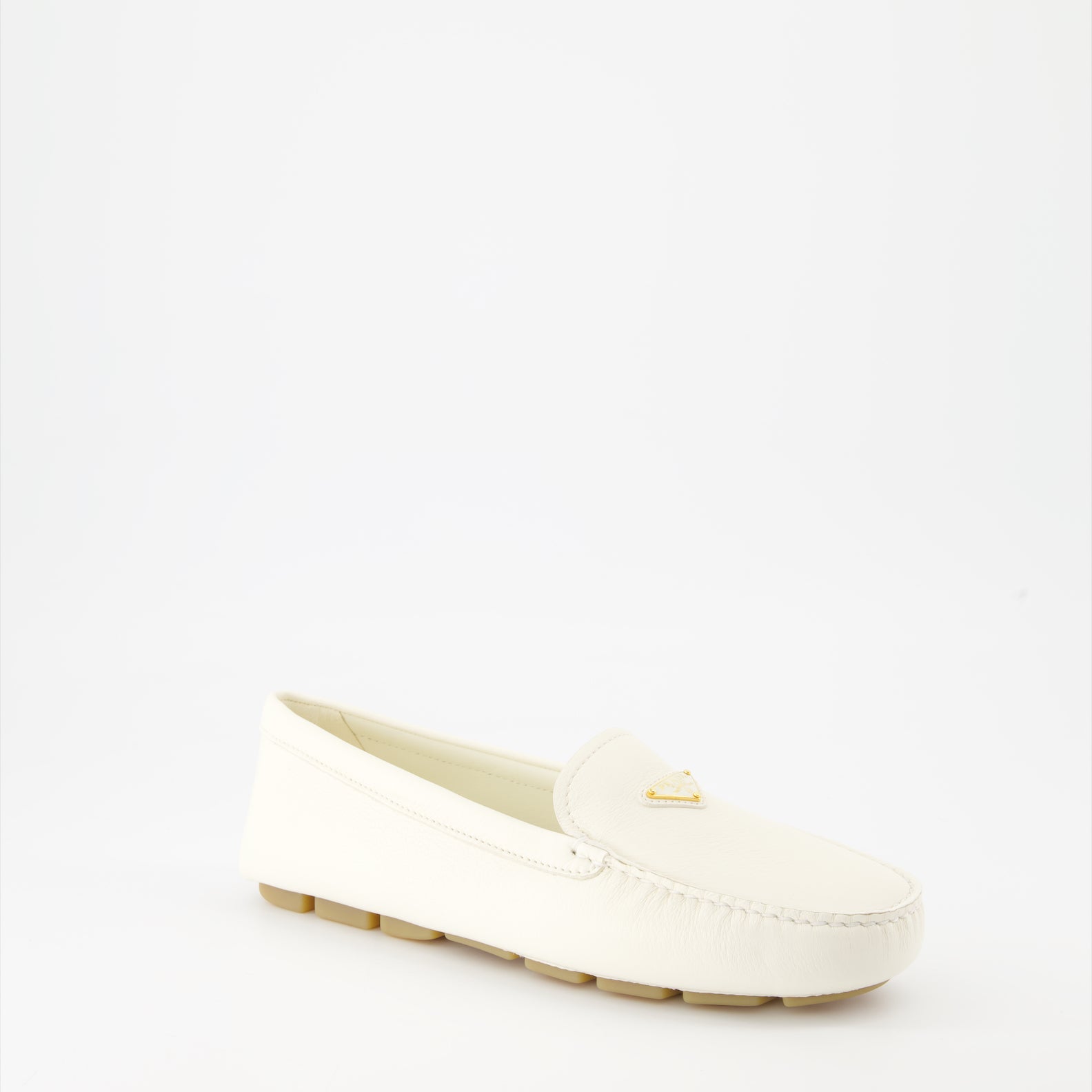 white velvet moccasins, Prada luxury shoes, elegant footwear, high-end moccasins, luxury velvet shoes