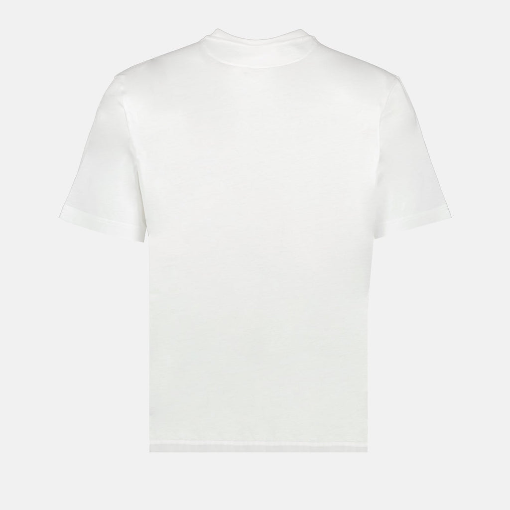 T-shirt, Triangle Logo, Prada, Zip Pocket, White T-Shirt