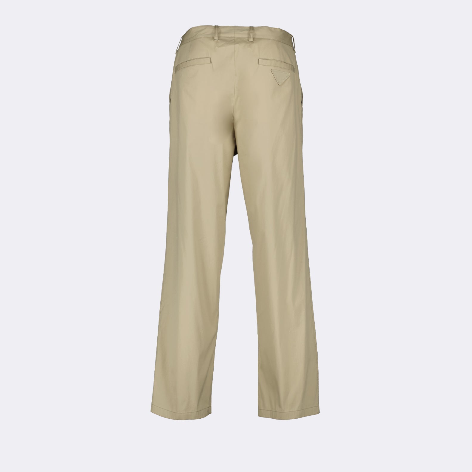 Prada trousers, beige trousers, luxury fashion, straight-leg trousers, high-end menswear