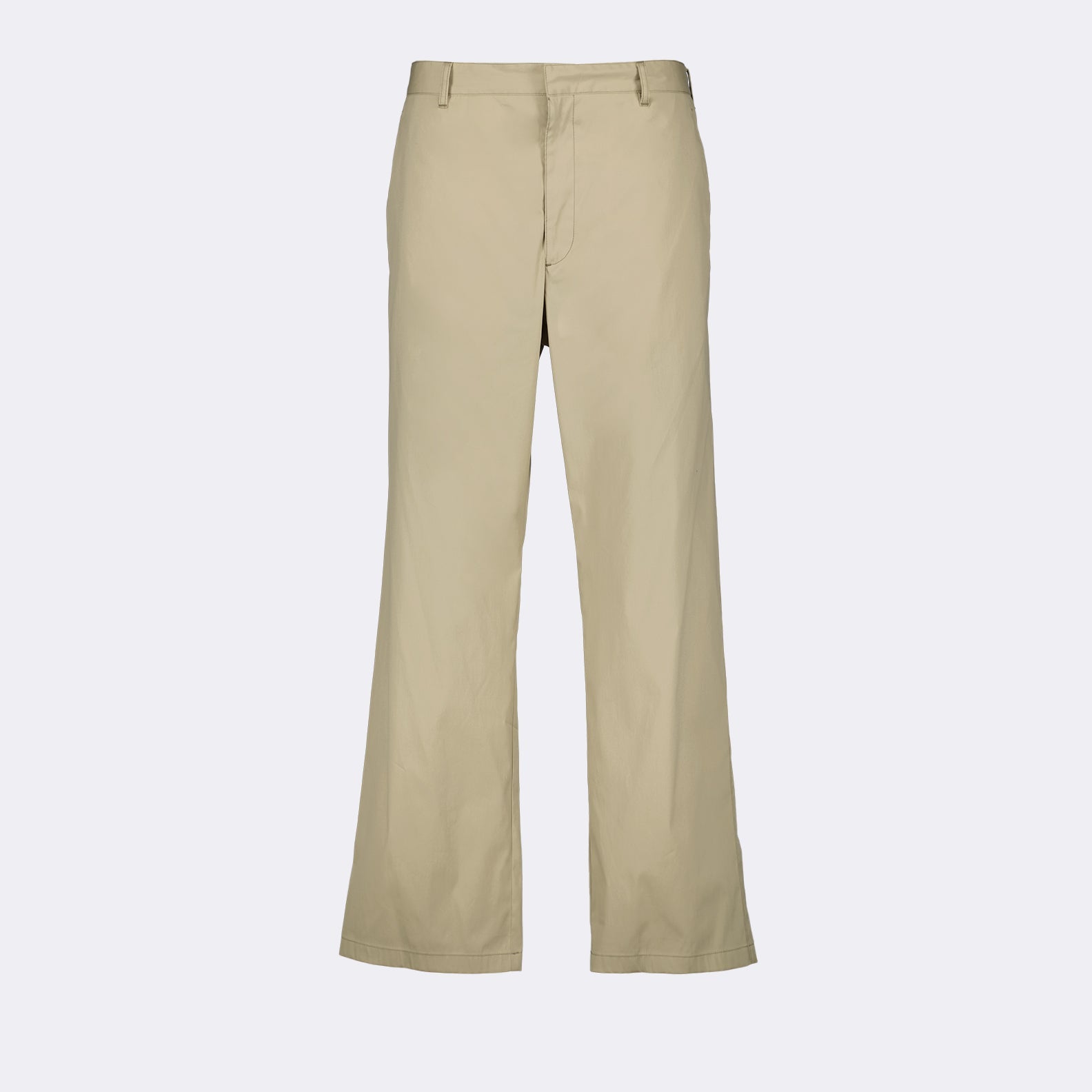 Prada trousers, beige trousers, luxury fashion, straight-leg trousers, high-end menswear