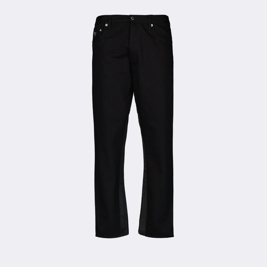 Prada jeans, black straight-leg jeans, luxury denim, men's fashion, high-end attire