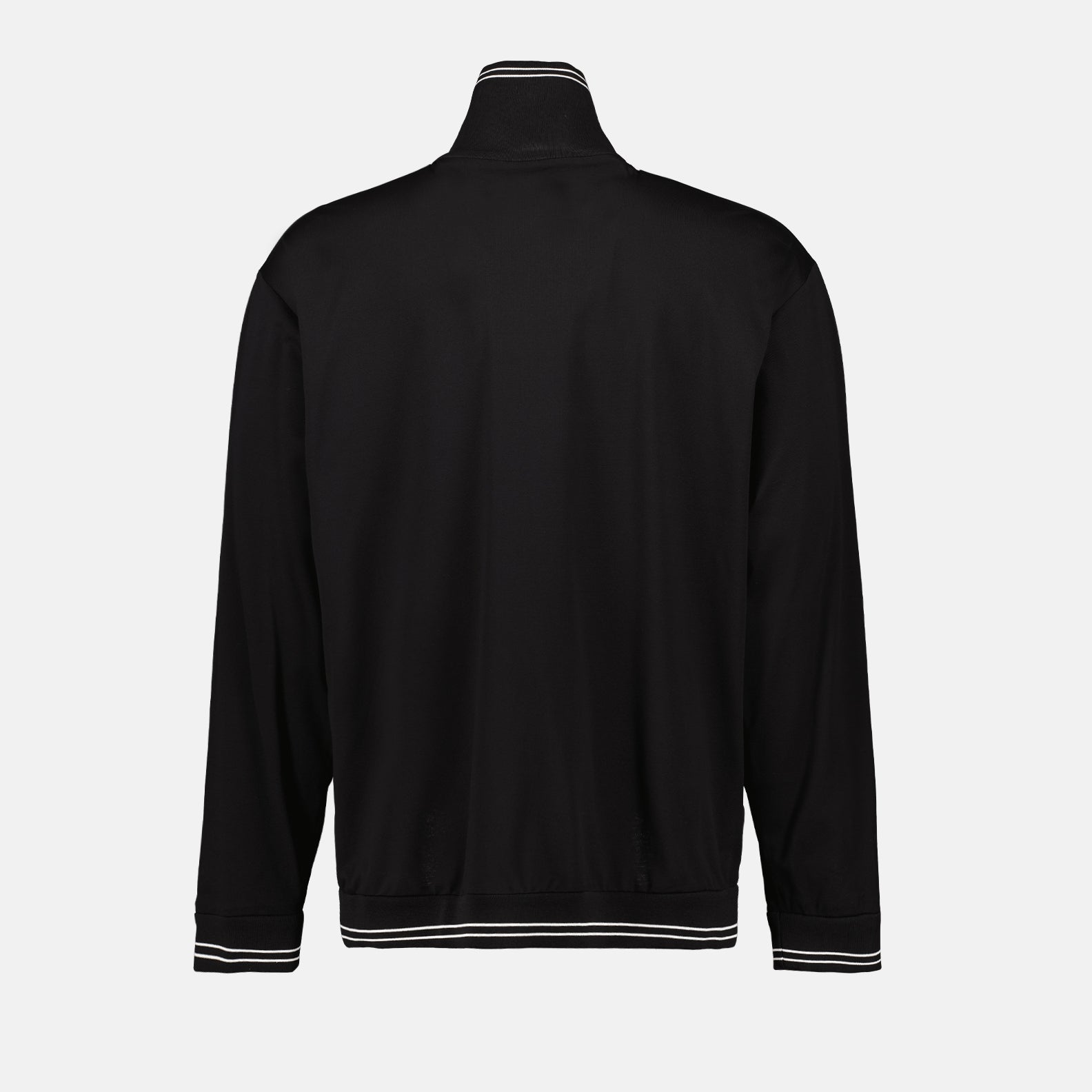 Image of Black Re-Nylon Windbreaker by Prada for Men - Season Spring-Summer 2024 - Detail View 2