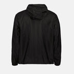 Black Recycled Nylon Windbreaker