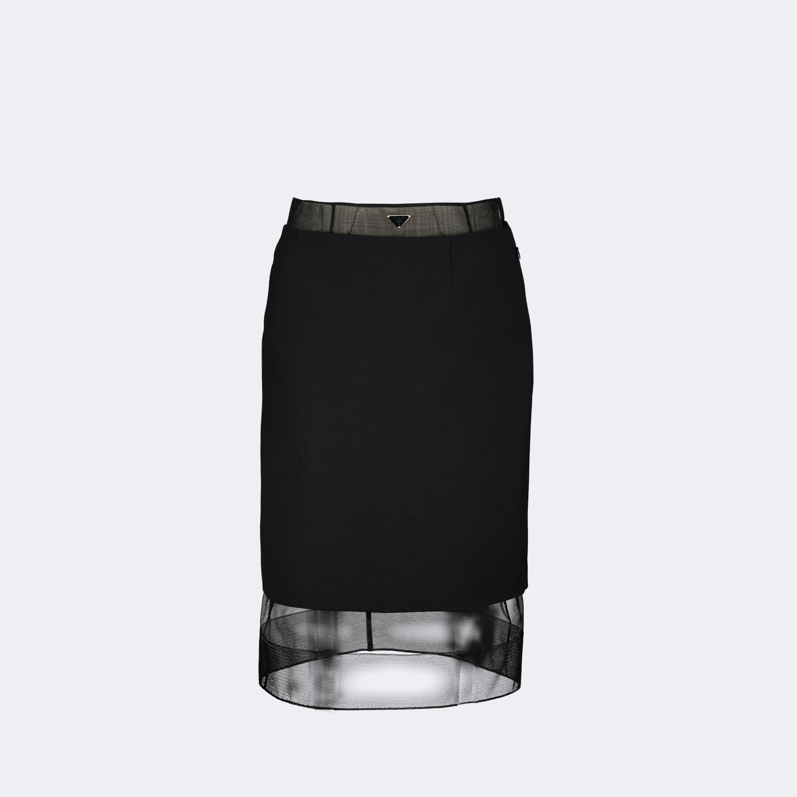 Prada skirt, wool midi skirt, luxury fashion, high-end skirts, designer skirts