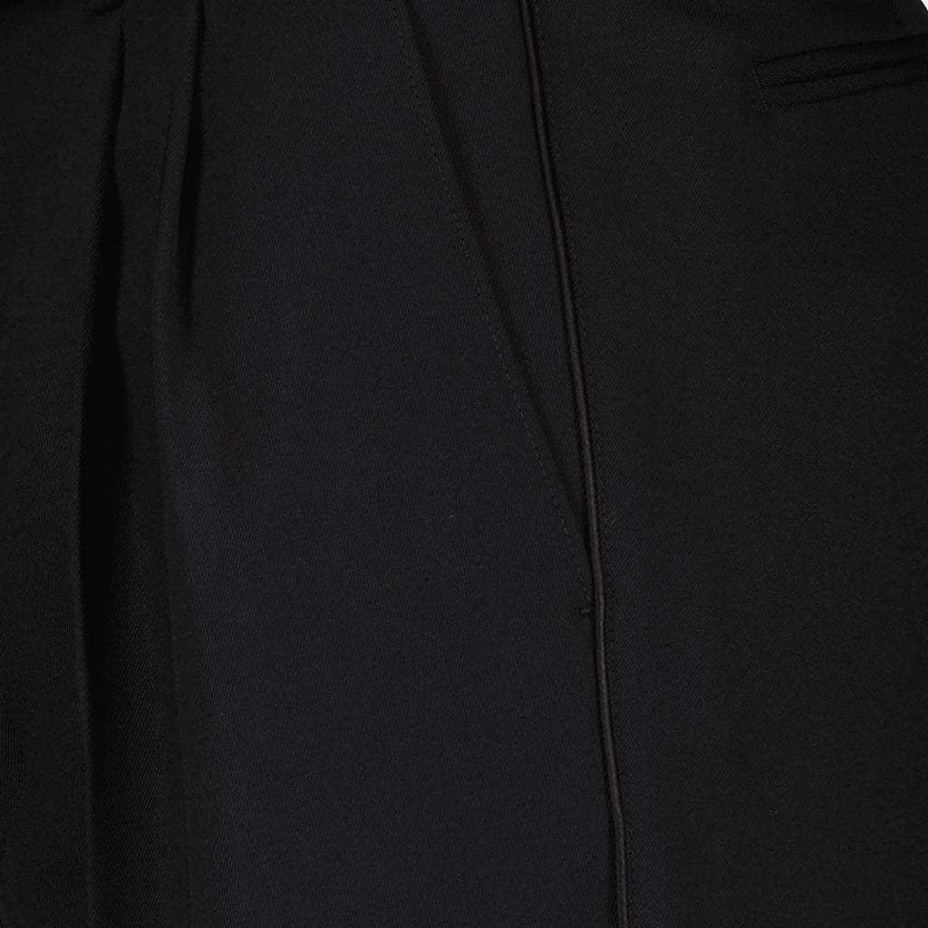 Image of Wool Belted Trousers by Prada for Men - Season Spring-Summer 2024 - Product detail view 2