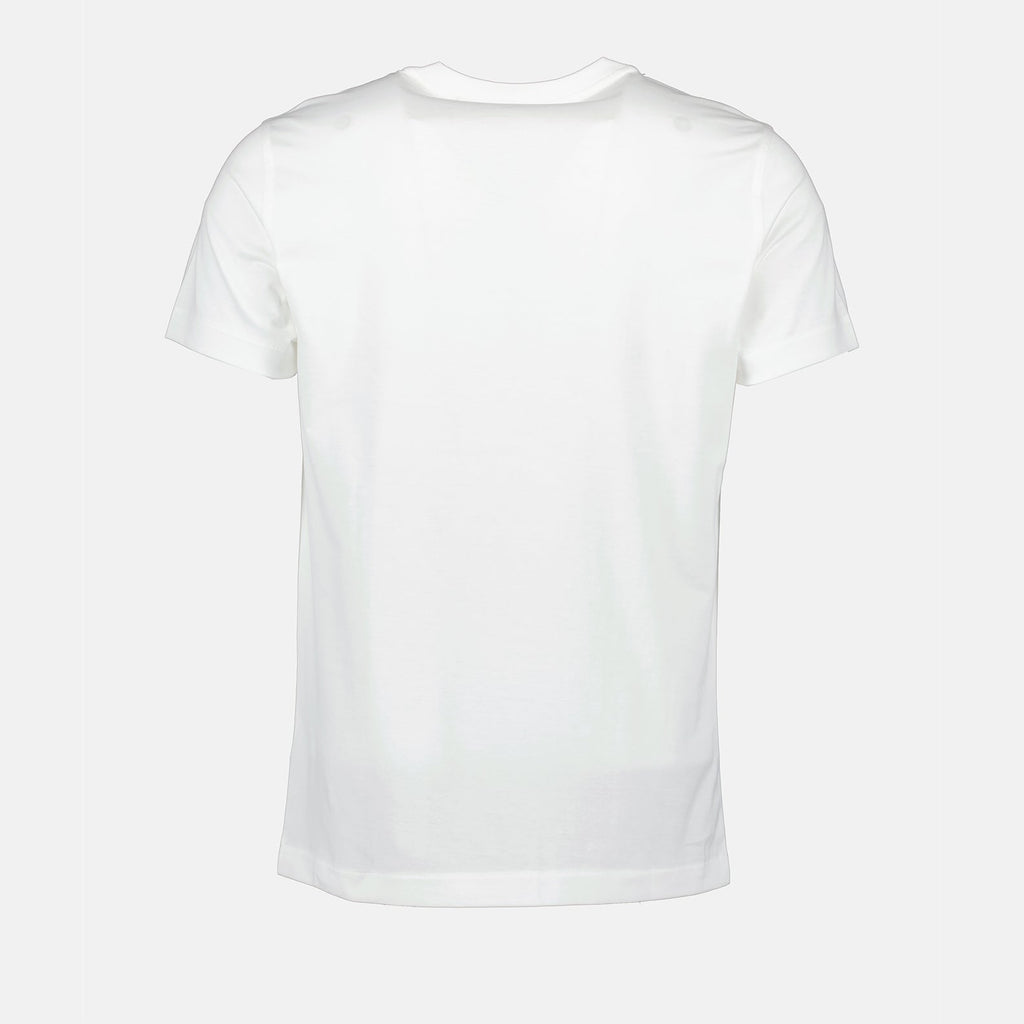 Parker Blanc T-shirt, Burberry T-shirt, luxury casual wear, white designer T-shirt, high-end fashion