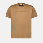 Image du T-shirt logo de Burberry pour hommes - Saison Printemps-Été 2024 - Vue de devant