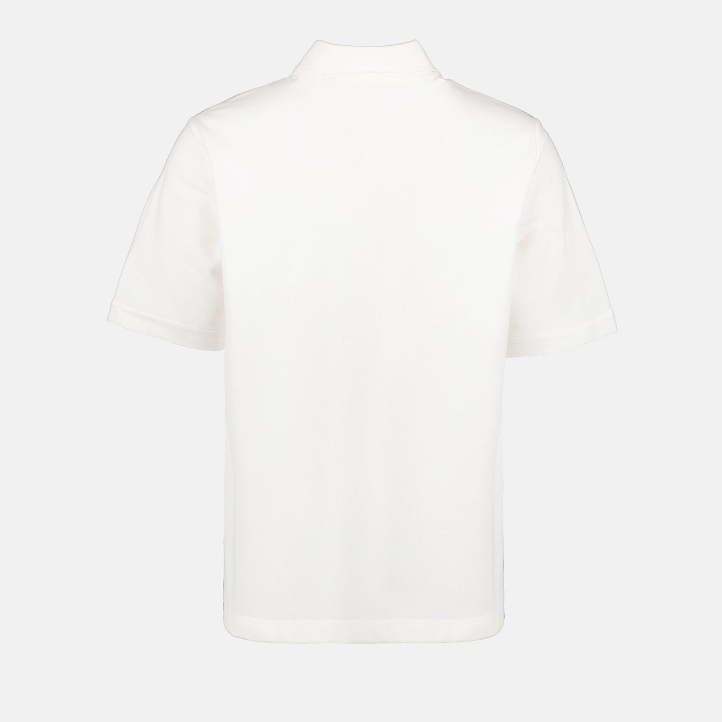 luxury polo, Burberry polo, white polo shirt, designer polo, premium menswear