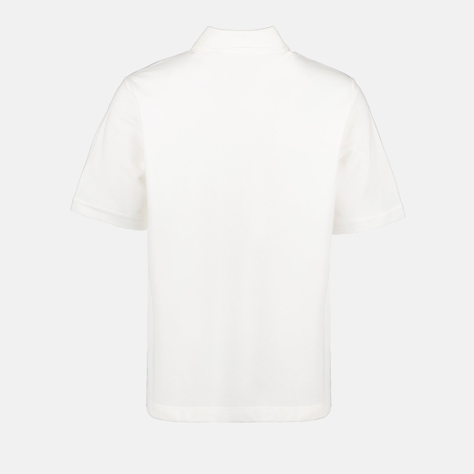 luxury polo, Burberry polo, white polo shirt, designer polo, premium menswear