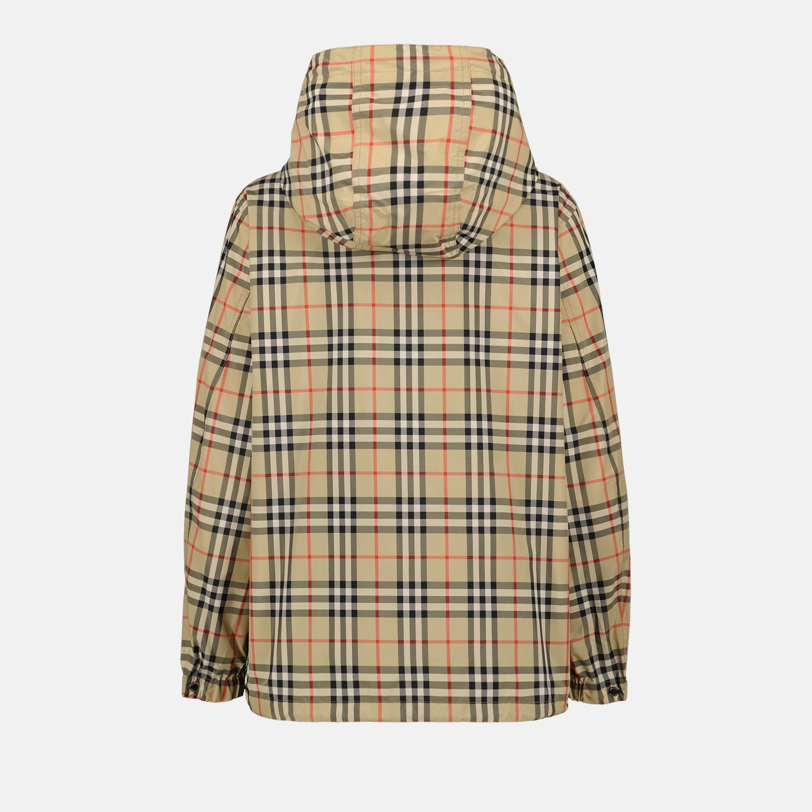 Burberry beige checkered windbreaker