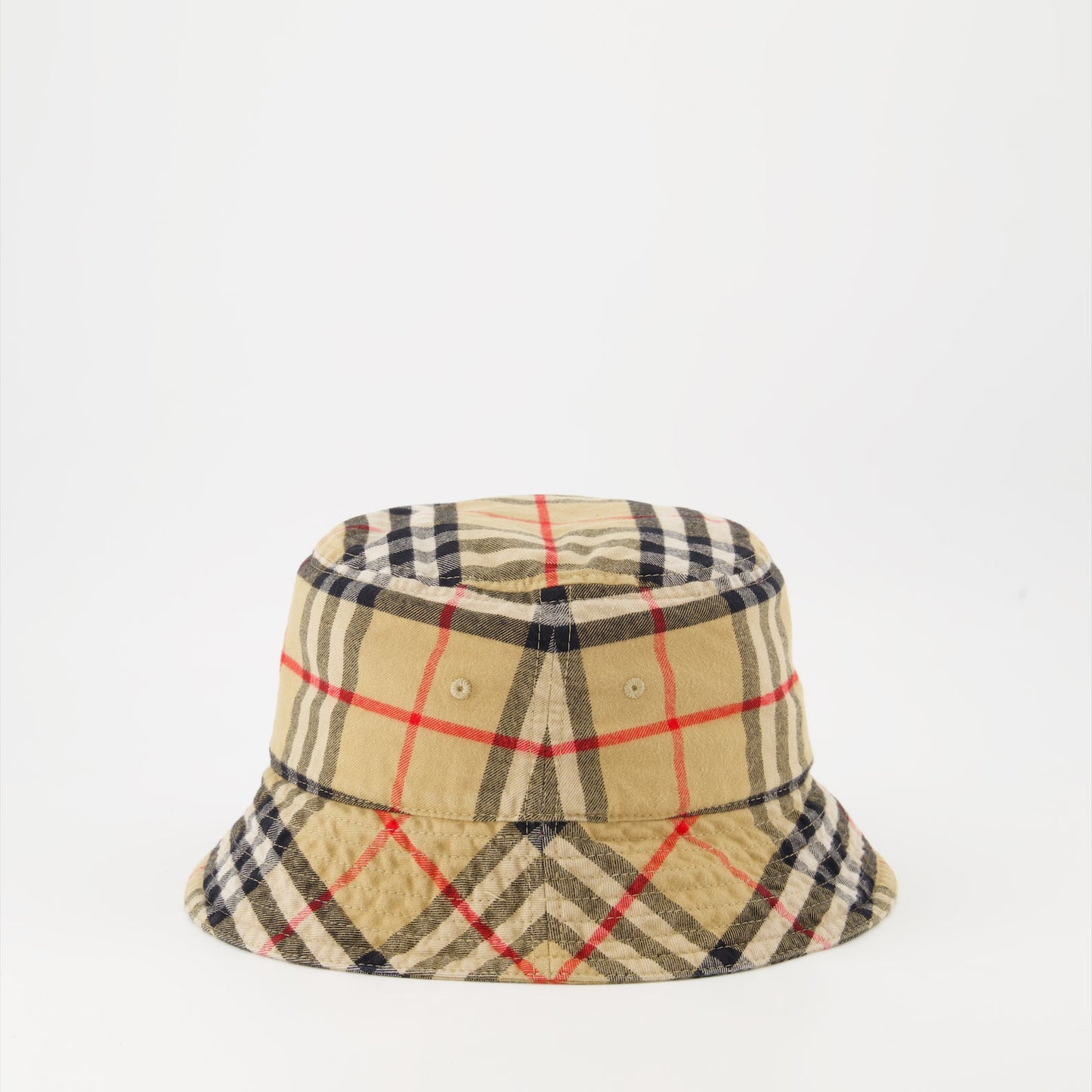 Burberry hat, checkered bucket hat, luxury accessories, designer hats, unisex bucket hat