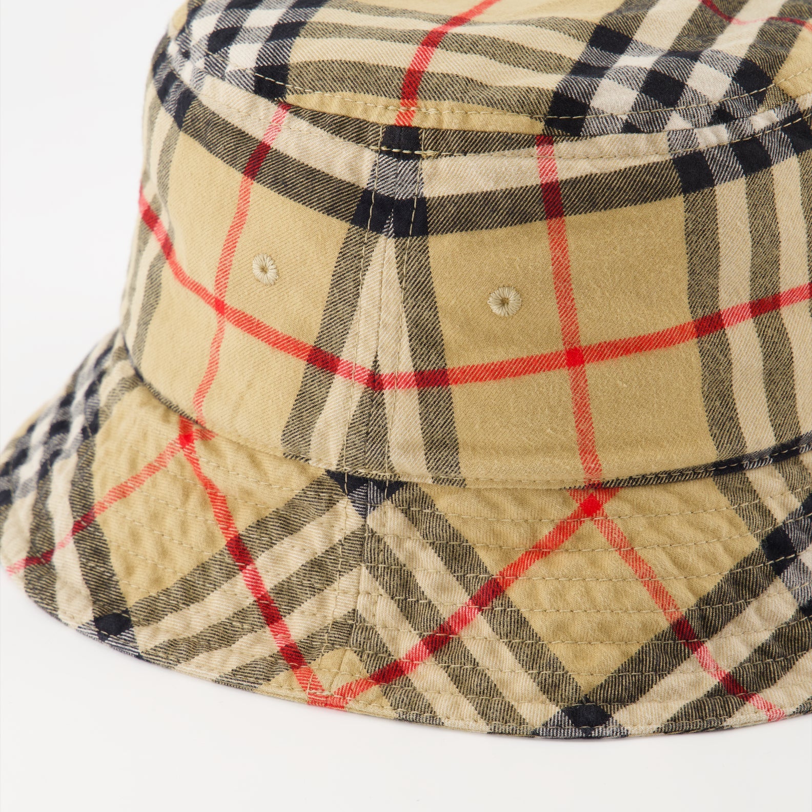 Burberry hat, checkered bucket hat, luxury accessories, designer hats, unisex bucket hat