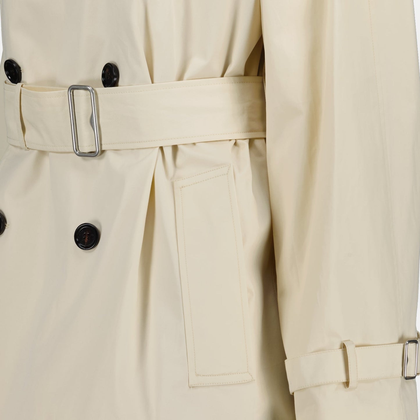 Burberry trench coat, cream short trench, luxury outerwear, designer trench, elegant coat