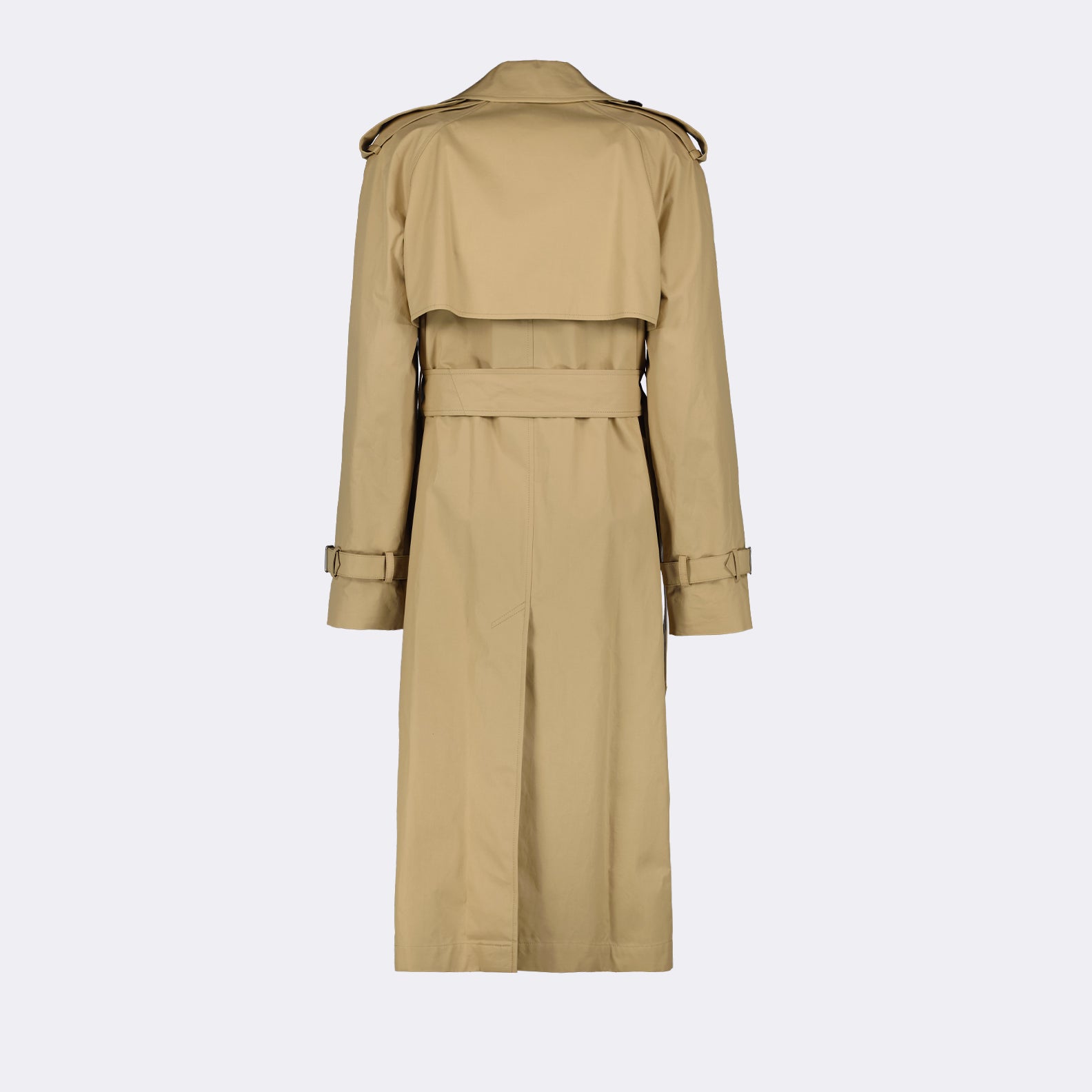 Long Beige Trench Coat