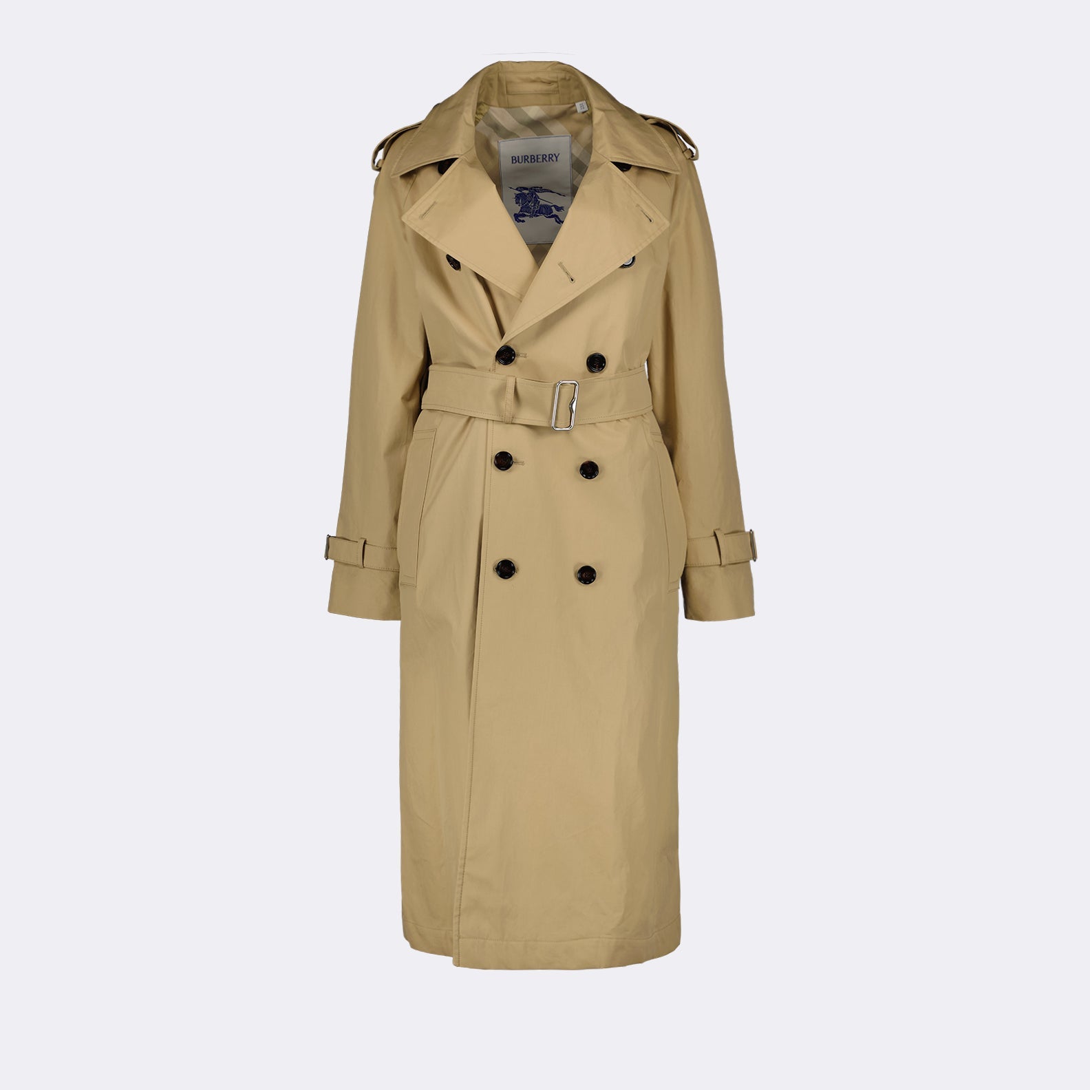 Long Beige Trench Coat