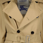 Long Beige Trench Coat