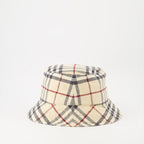 Beige Check Bucket Hat, Burberry accessories, Luxury hats, Designer headwear, Fashion bucket hat