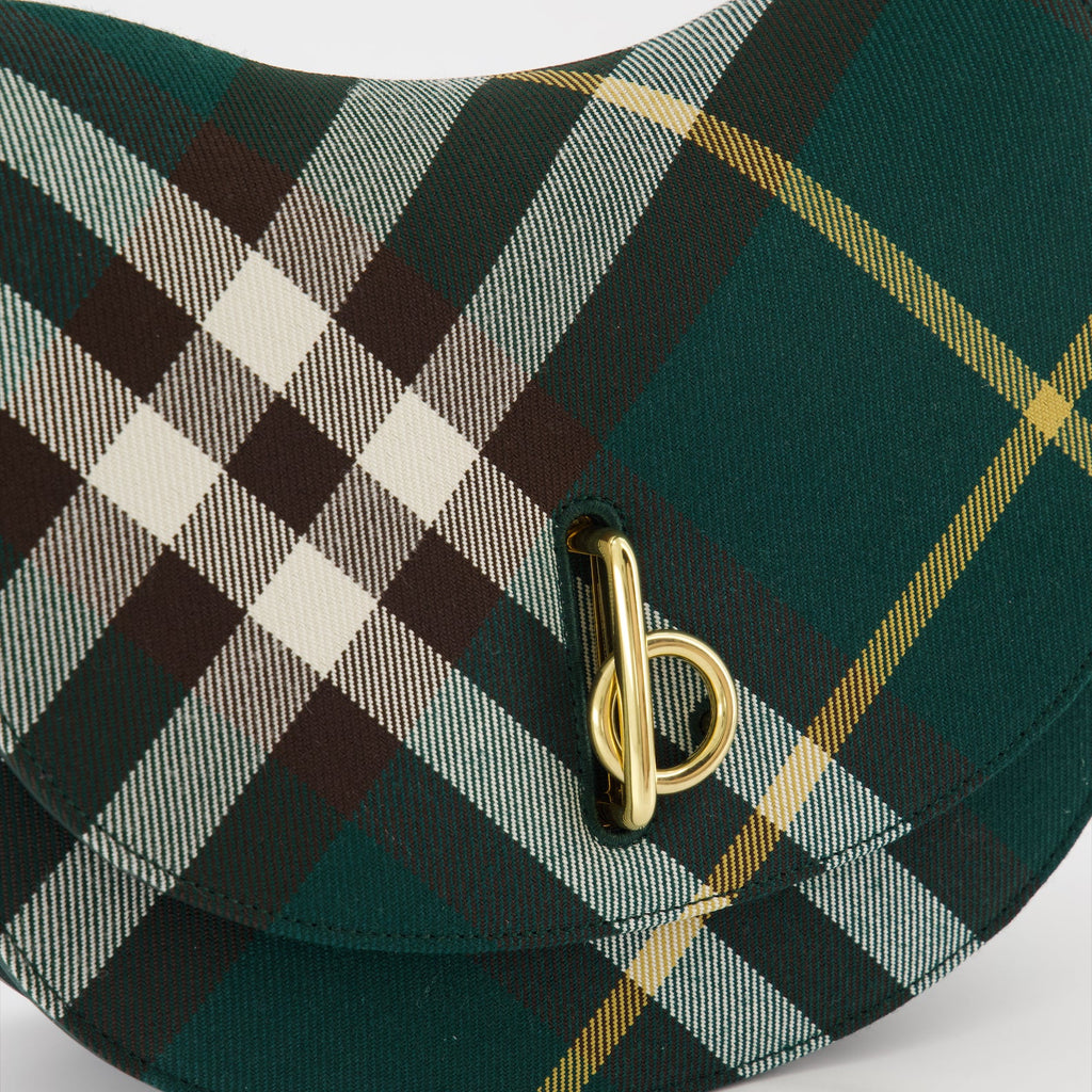 Burberry bag, leather and wool bag, luxury accessories, designer handbag, elegant fashion