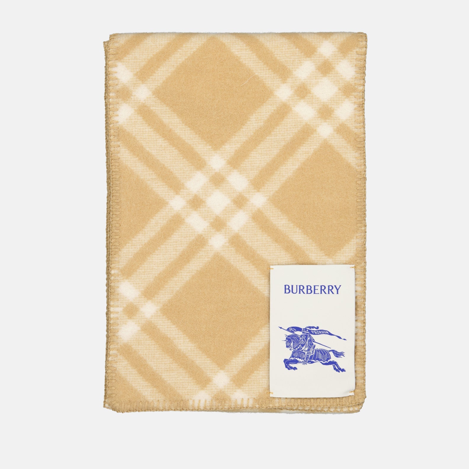 luxury scarf, Burberry checkered scarf, beige scarf, high-end fashion accessory, classic British style