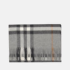 cashmere scarf, luxury accessory, Burberry scarf, plaid scarf, elegant cashmere