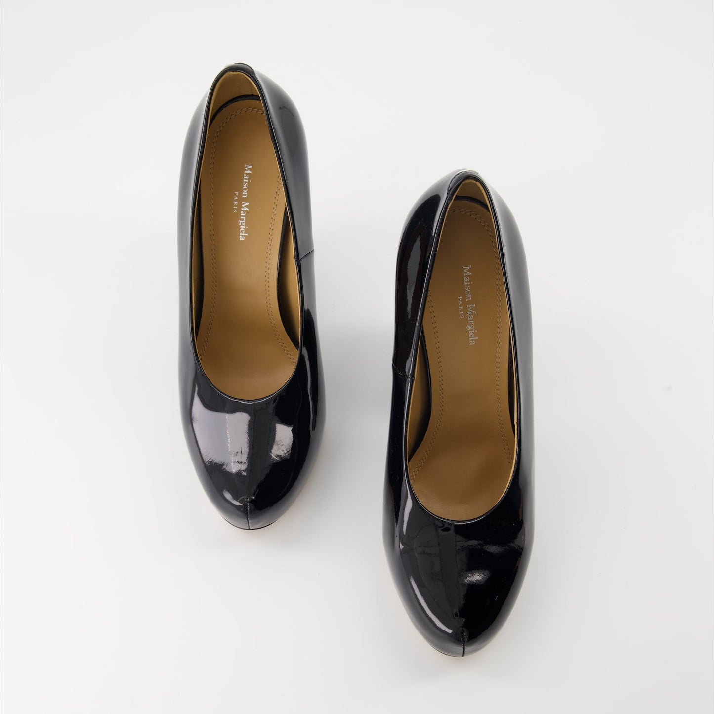 Patent Leather Pumps, Maison Margiela Shoes, Luxury Heels, High-End Footwear, Designer Pumps