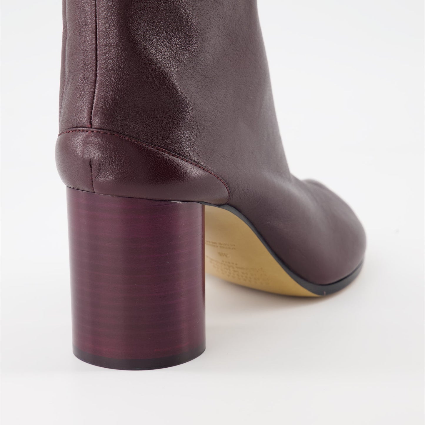 Tabi boots, Maison Margiela boots, leather ankle boots, luxury footwear, designer boots