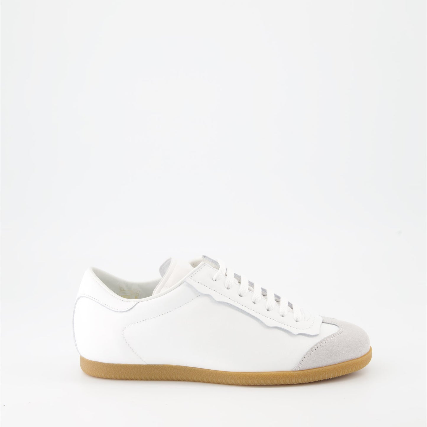 Featherlight sneakers, Maison Margiela, luxury sneakers, leather and suede sneakers, high-end footwear