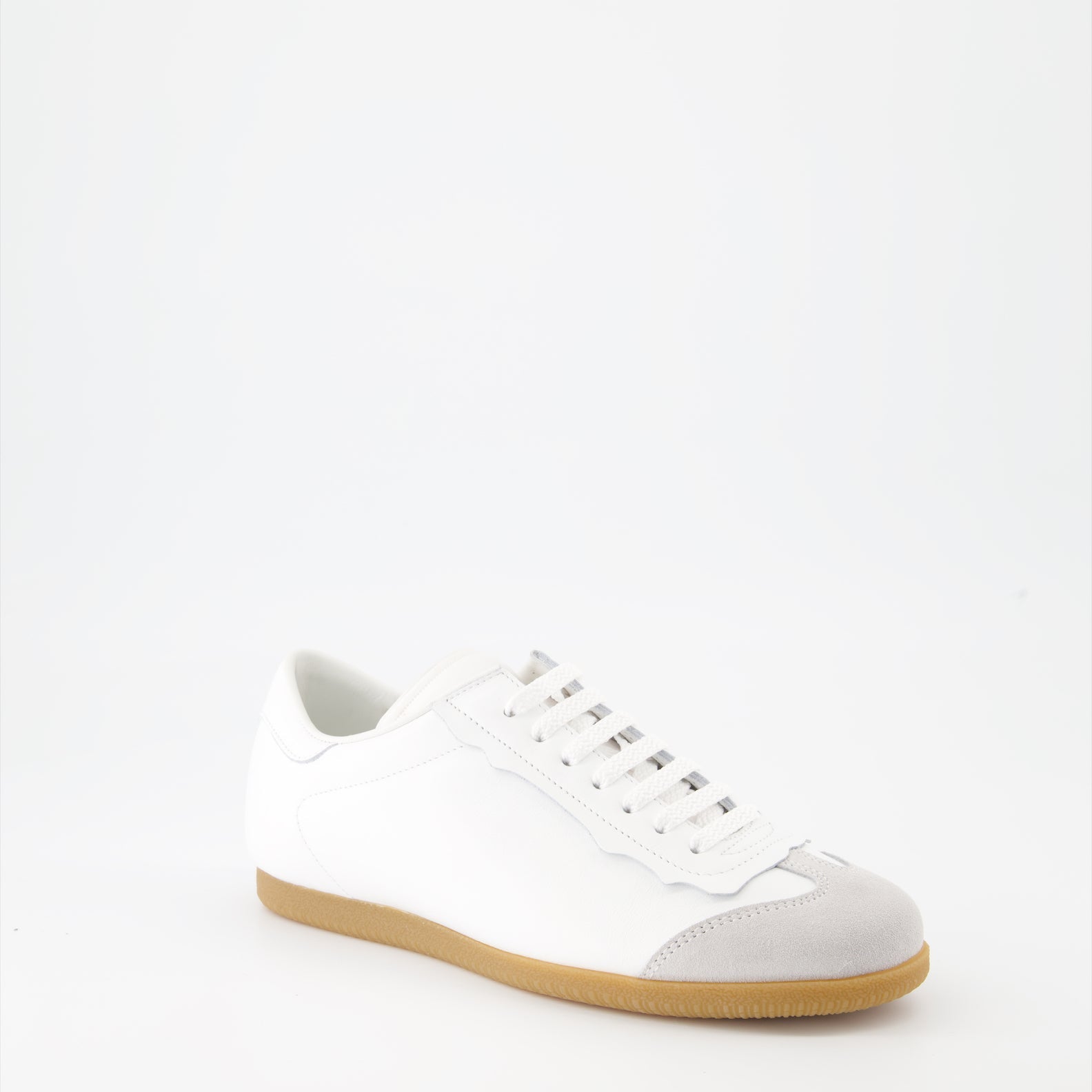 Featherlight sneakers, Maison Margiela, luxury sneakers, leather and suede sneakers, high-end footwear