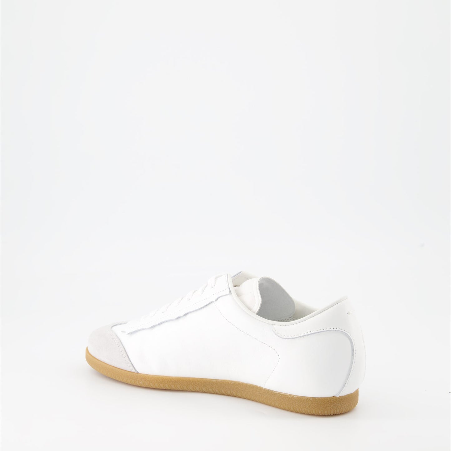 Featherlight sneakers, Maison Margiela, luxury sneakers, leather and suede sneakers, high-end footwear