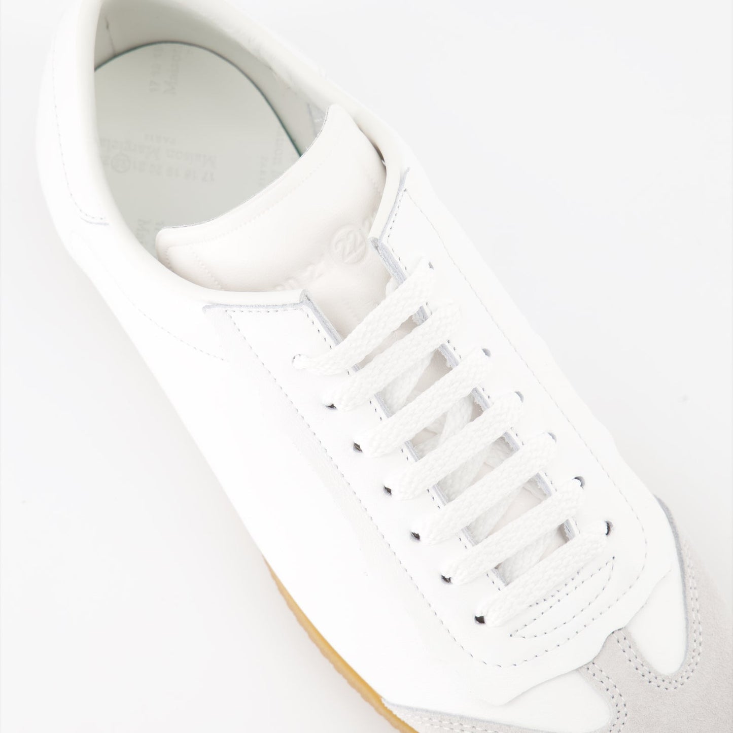 Featherlight sneakers, Maison Margiela, luxury sneakers, leather and suede sneakers, high-end footwear