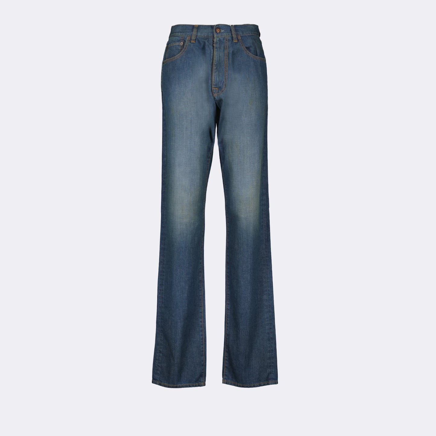 Maison Margiela, straight jeans, four stitches, premium denim, luxury jeans