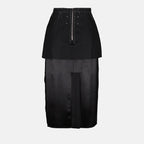 Maison Margiela skirt, Black skirt, Luxury fashion, High-end skirts, Work-in-Progress collection