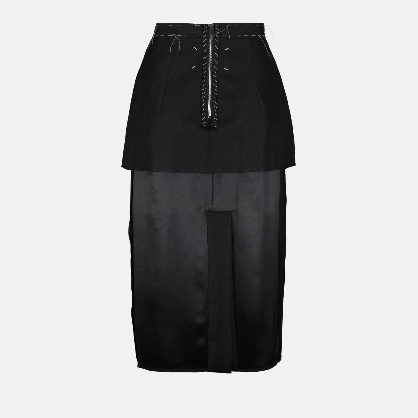 Maison Margiela skirt, Black skirt, Luxury fashion, High-end skirts, Work-in-Progress collection