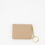 Maison Margiela wallet, beige leather wallet, luxury accessories, Four Stitches wallet, designer wallet