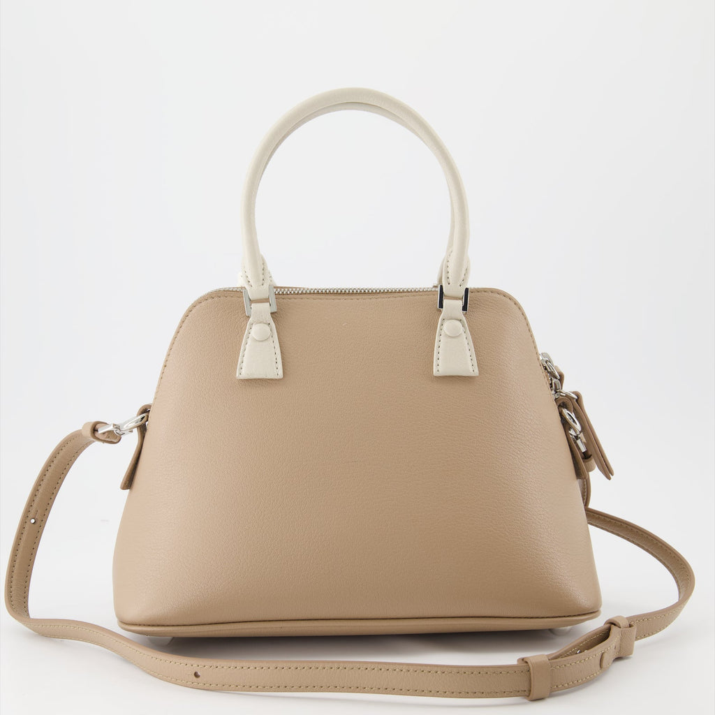 Maison Margiela, luxury leather bag, bicolor bag, designer accessory, high-end fashion
