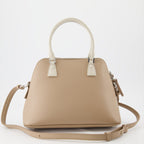 Maison Margiela, luxury leather bag, bicolor bag, designer accessory, high-end fashion